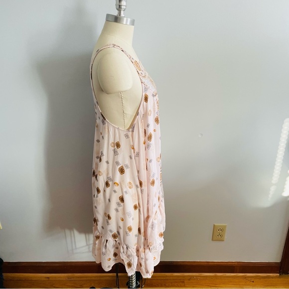 Intimately Free People x UO Into You Mini Boho Slip Dress- Size Small - Picture 6 of 11